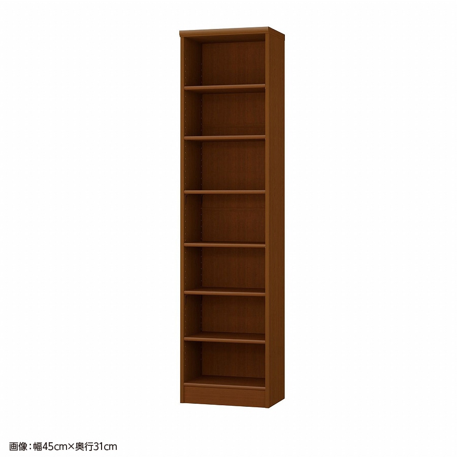 大洋 オーダーシェルフ ブラウン NCオーダー1845 SR BR 幅450×奥行250×高さ1780(mm) 1台（ご注文単位1台）【直送品】