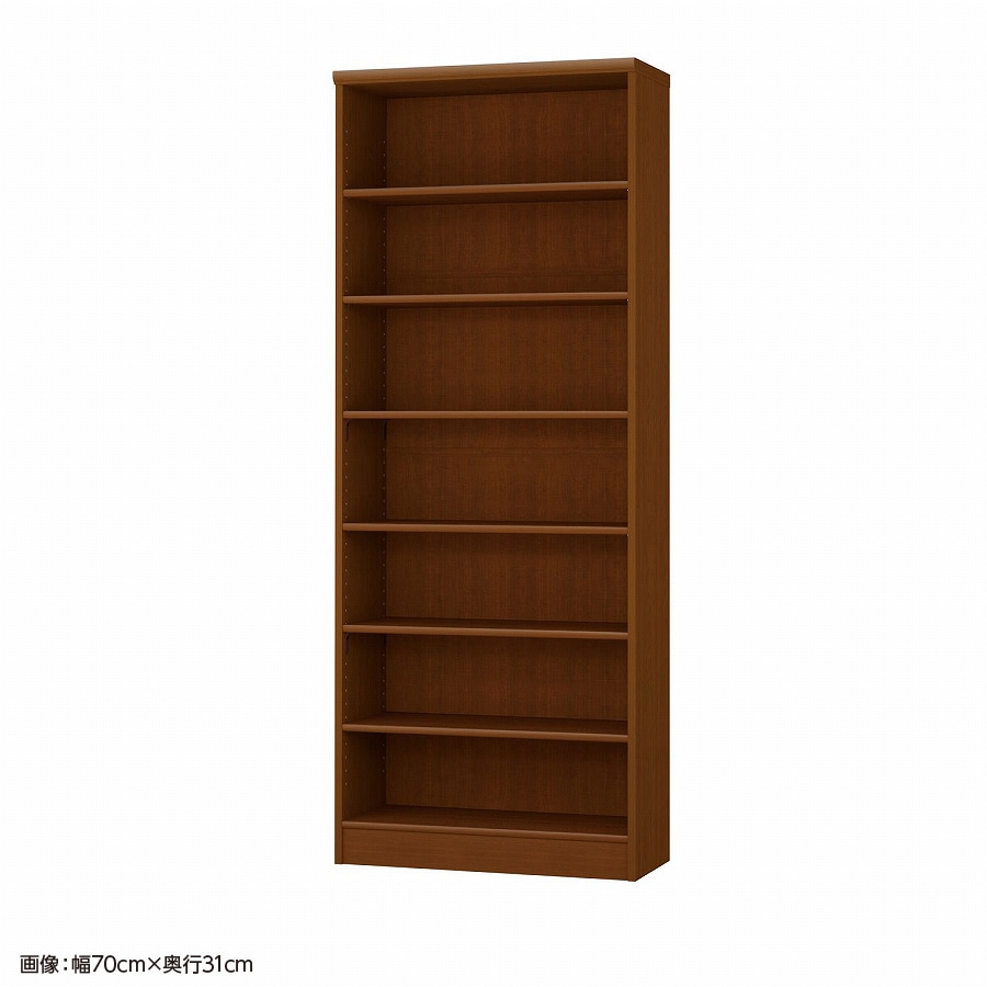 大洋 オーダーシェルフ ブラウン NCオーダー1870 SR BR 幅700×奥行250×高さ1780(mm) 1台(ご注文単位1台)【直送品】
