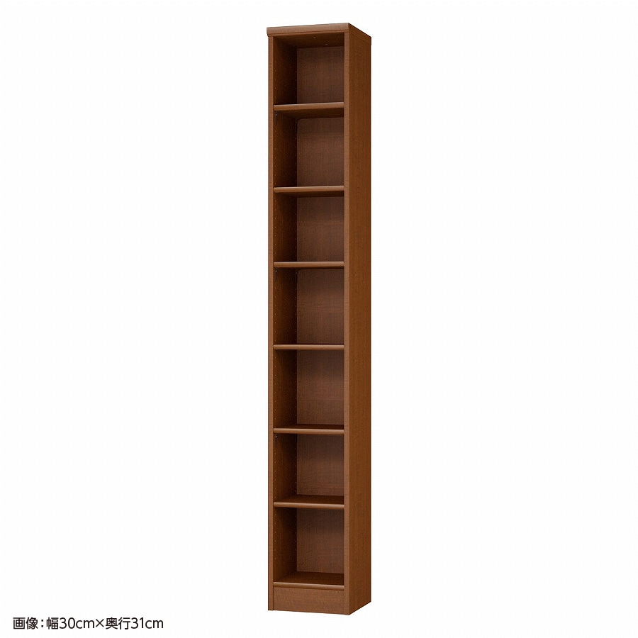 >大洋 オーダーシェルフ ブラウン NCオーダー2025 SR BR 幅250×奥行250×高さ2000(mm) 1台(ご注文単位1台)【直送品】