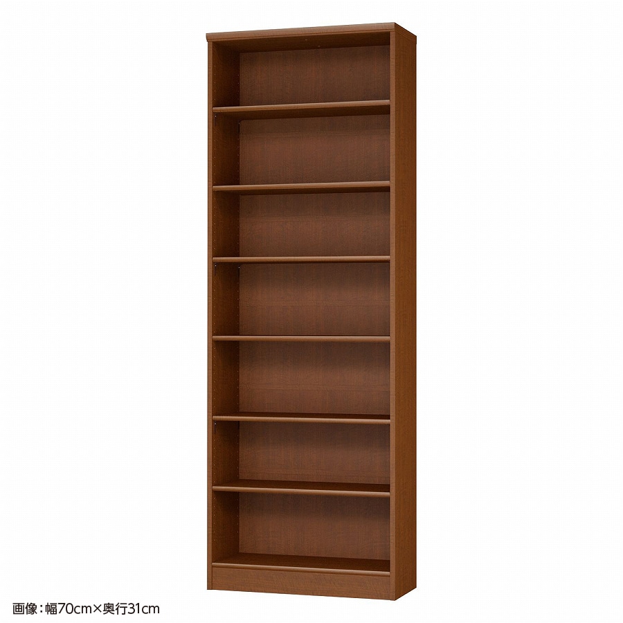 >大洋 オーダーシェルフ ブラウン NCオーダー2065 SR BR 幅650×奥行250×高さ2000(mm) 1台（ご注文単位1台）【直送品】