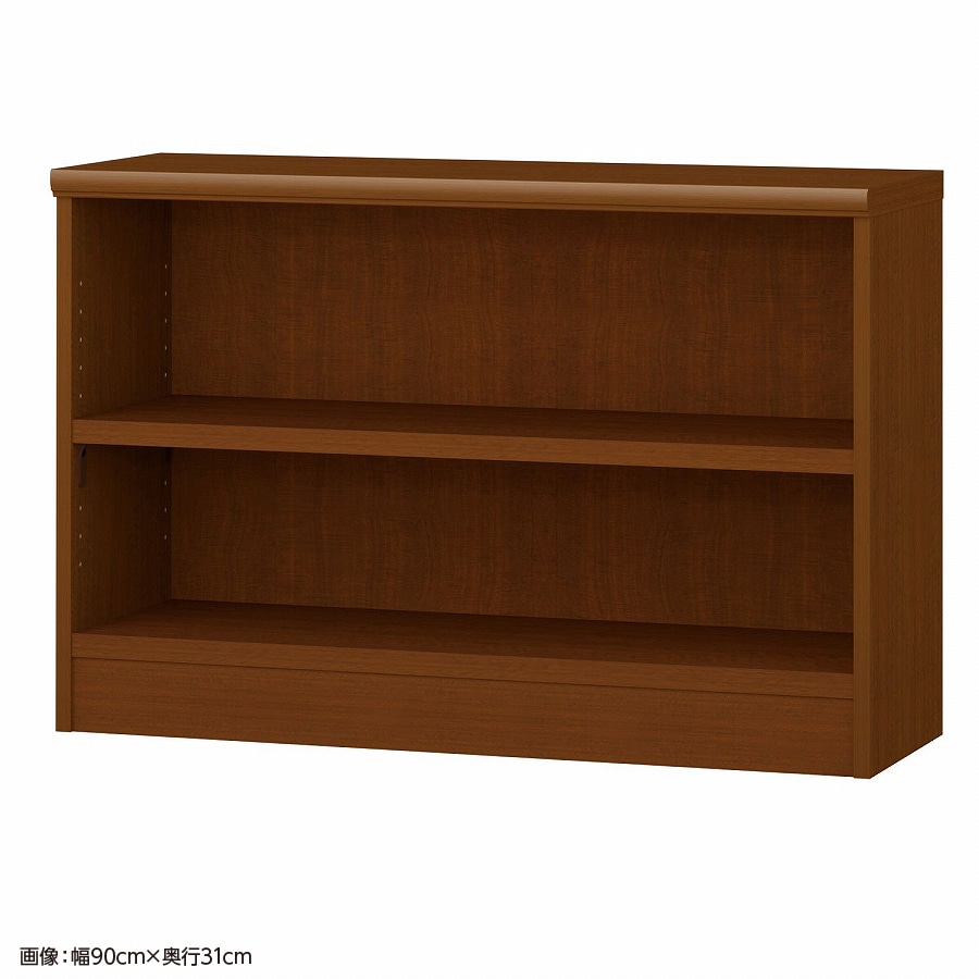 >大洋 オーダーシェルフ ブラウン NCオーダータフ6085 SR BR 幅850×奥行250×高さ600(mm) 1台（ご注文単位1台）【直送品】