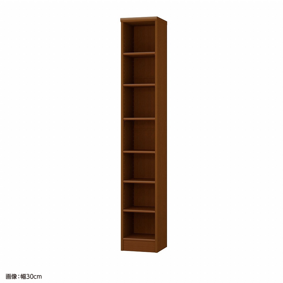 >大洋 オーダーシェルフ ブラウン NCオーダー1825 R BR 幅250×奥行310×高さ1780(mm) 1台（ご注文単位1台）【直送品】