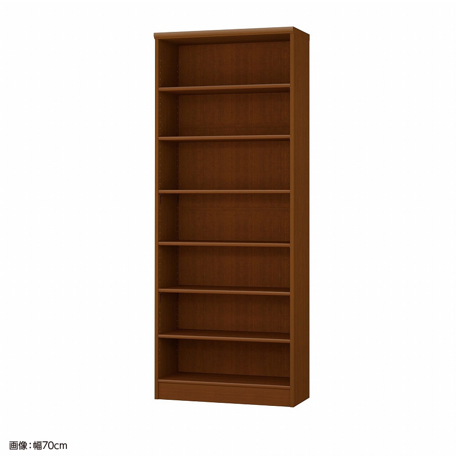 >大洋 オーダーシェルフ ブラウン NCオーダー1865 R BR 幅650×奥行310×高さ1780(mm) 1台(ご注文単位1台)【直送品】