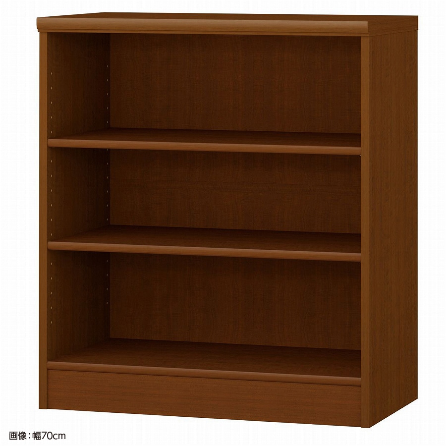 大洋 オーダーシェルフ ブラウン NCオーダー8070 MD BR 幅700×奥行400×高さ800(mm) 1台（ご注文単位1台）【直送品】