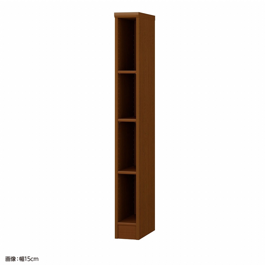 大洋 オーダーシェルフ ブラウン NCオーダー1415 MD BR 幅150×奥行400×高さ1350(mm) 1台(ご注文単位1台)【直送品】