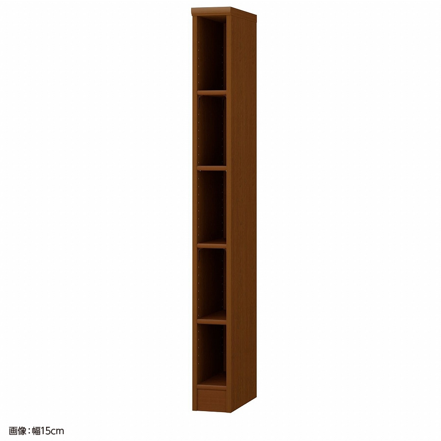 >大洋 オーダーシェルフ ブラウン NCオーダー1520 MD BR 幅200×奥行400×高さ1499(mm) 1台(ご注文単位1台)【直送品】