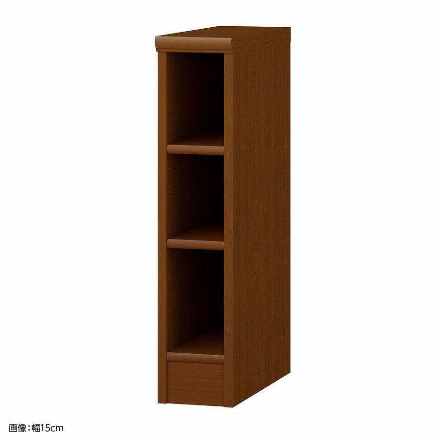 >大洋 オーダーシェルフ ブラウン NCオーダー7015 D BR 幅150×奥行460×高さ700(mm) 1台(ご注文単位1台)【直送品】