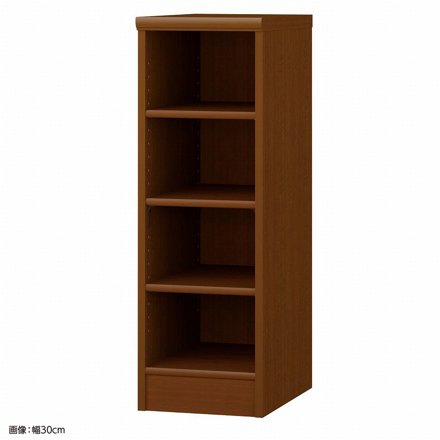 大洋 オーダーシェルフ ブラウン NCオーダー9025 D BR 幅250×奥行460×高さ881(mm) 1台(ご注文単位1台)【直送品】