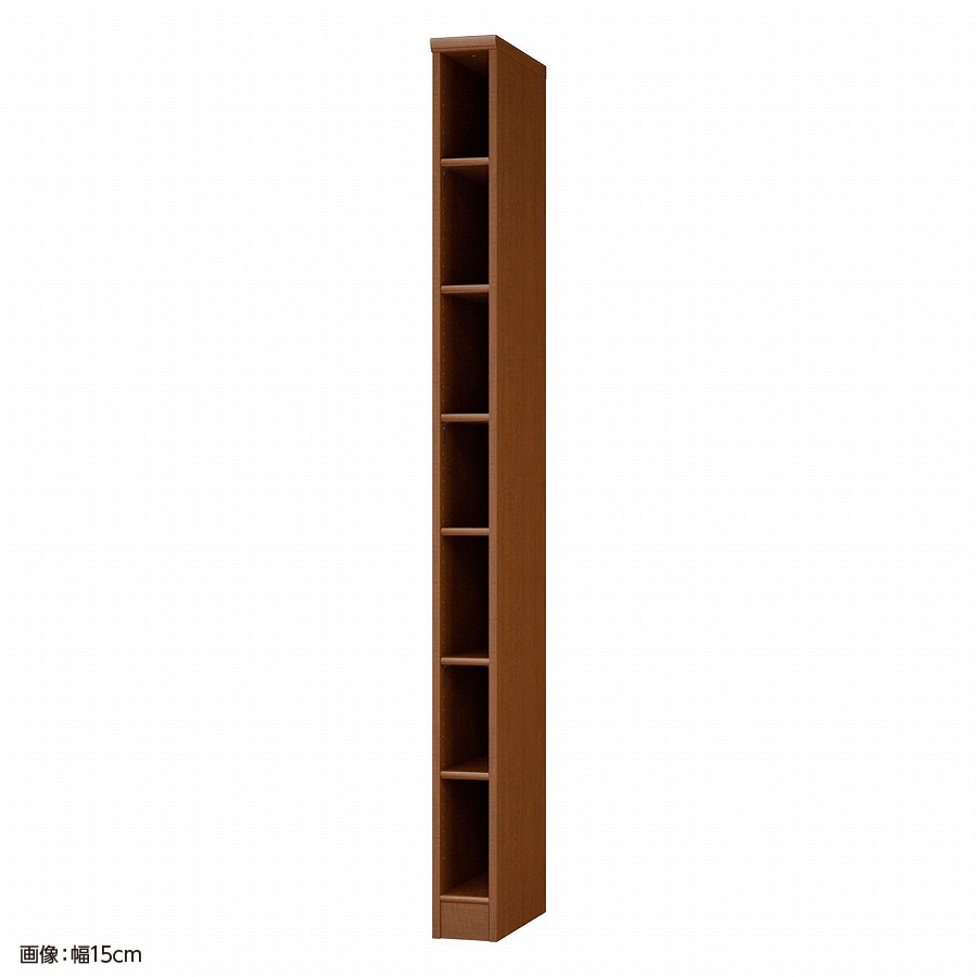 >大洋 オーダーシェルフ ブラウン NCオーダー2015 D BR 幅150×奥行460×高さ2000(mm) 1台(ご注文単位1台)【直送品】