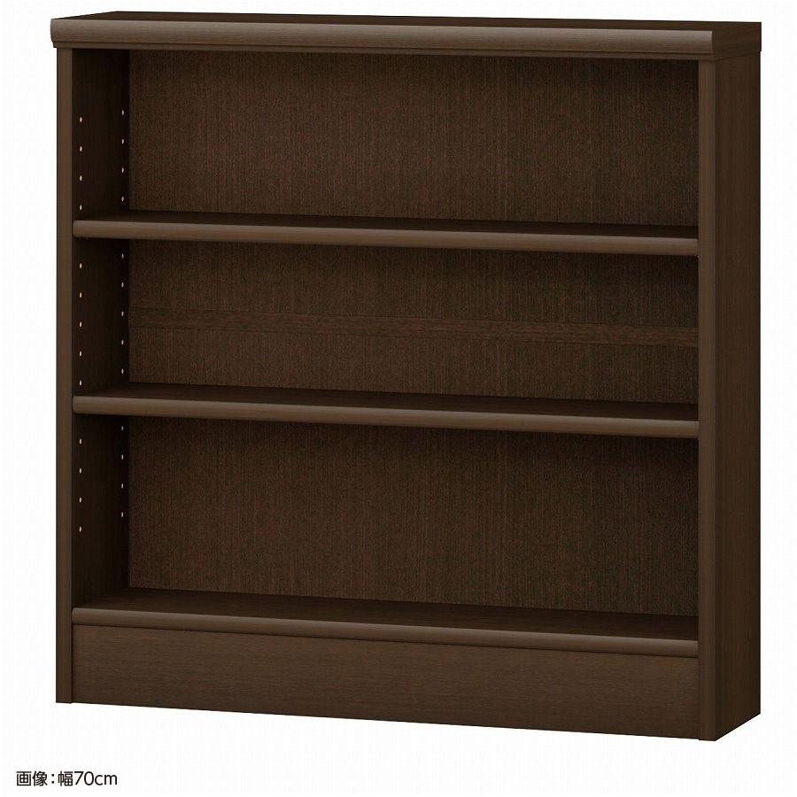 >大洋 オーダーシェルフ ダークブラウン NCオーダー7070 S DB 幅700×奥行190×高さ700(mm) 1台(ご注文単位1台)【直送品】