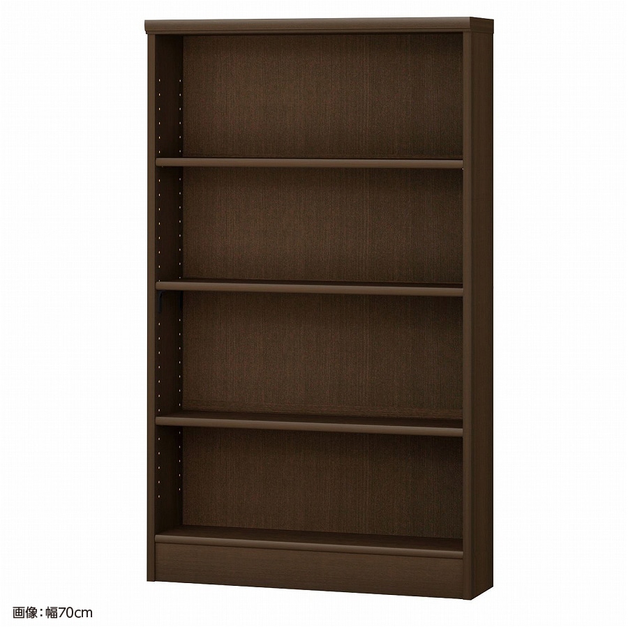 大洋 オーダーシェルフ ダークブラウン NCオーダー1265 S DB 幅650×奥行190×高さ1170(mm) 1台（ご注文単位1台）【直送品】