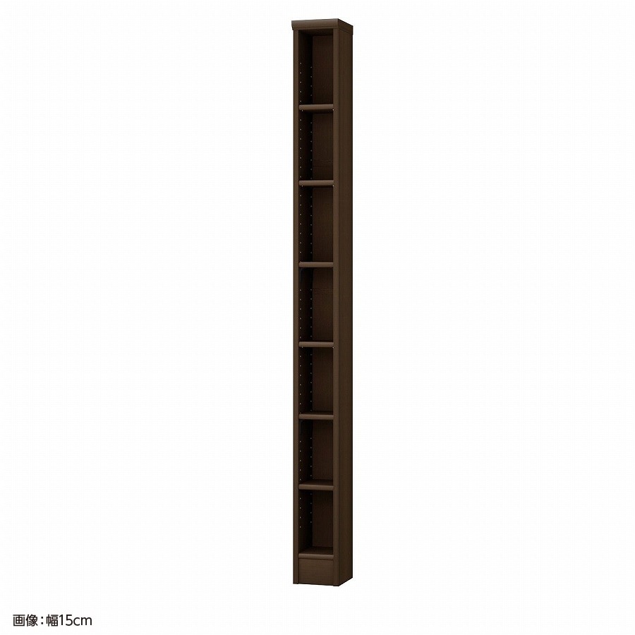 大洋 オーダーシェルフ ダークブラウン NCオーダー1815 S DB 幅150×奥行190×高さ1780(mm) 1台（ご注文単位1台）【直送品】