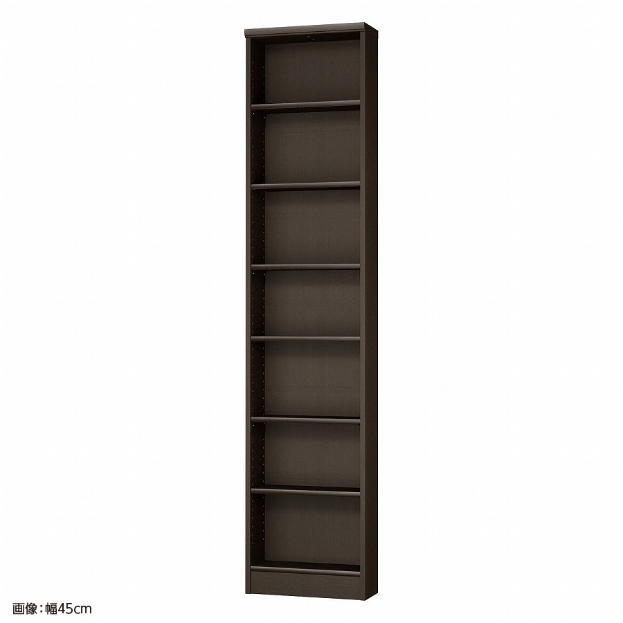 大洋 オーダーシェルフ ダークブラウン NCオーダー2045 S DB 幅450×奥行190×高さ2000(mm) 1台（ご注文単位1台）【直送品】