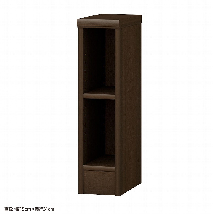 大洋 オーダーシェルフ ダークブラウン NCオーダー6020 SR DB 幅200×奥行250×高さ600(mm) 1台（ご注文単位1台）【直送品】