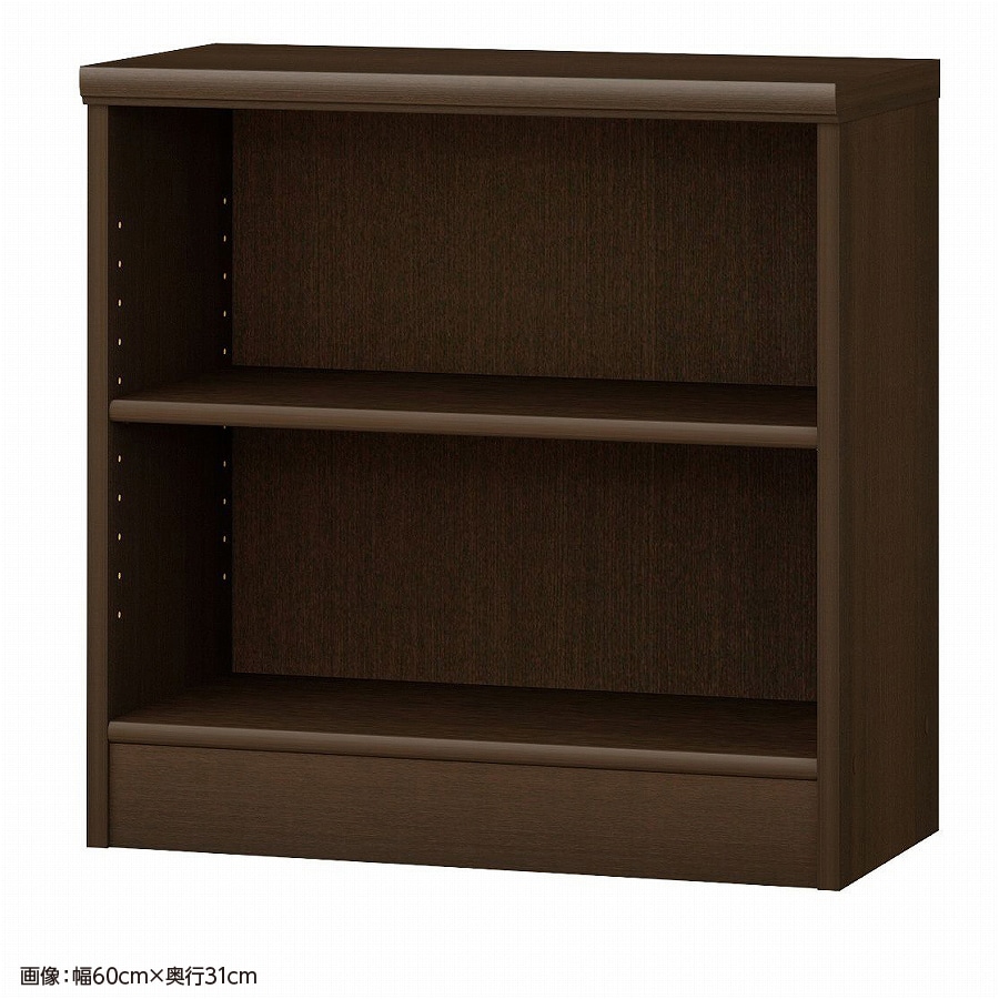 大洋 オーダーシェルフ ダークブラウン NCオーダー6055 SR DB 幅550×奥行250×高さ600(mm) 1台（ご注文単位1台）【直送品】