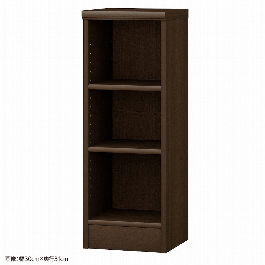 大洋 オーダーシェルフ ダークブラウン NCオーダー8025 SR DB 幅250×奥行250×高さ800(mm) 1台（ご注文単位1台）【直送品】