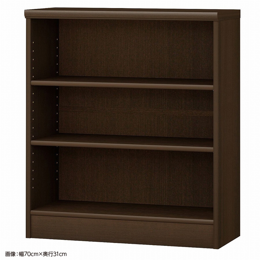 大洋 オーダーシェルフ ダークブラウン NCオーダー8065 SR DB 幅650×奥行250×高さ800(mm) 1台（ご注文単位1台）【直送品】