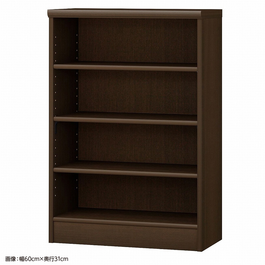 大洋 オーダーシェルフ ダークブラウン NCオーダー9055 SR DB 幅550×奥行250×高さ881(mm) 1台(ご注文単位1台)【直送品】