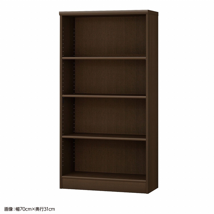 >大洋 オーダーシェルフ ダークブラウン NCオーダー1465 SR DB 幅650×奥行250×高さ1350(mm) 1台(ご注文単位1台)【直送品】