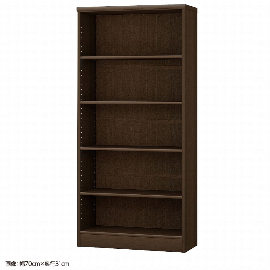 大洋 オーダーシェルフ ダークブラウン NCオーダー1565 SR DB 幅650×奥行250×高さ1499(mm) 1台（ご注文単位1台）【直送品】