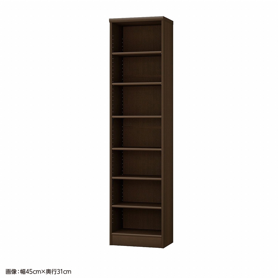 大洋 オーダーシェルフ ダークブラウン NCオーダー1850 SR DB 幅500×奥行250×高さ1780(mm) 1台(ご注文単位1台)【直送品】