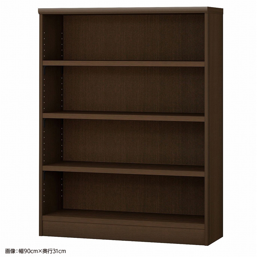 大洋 オーダーシェルフ ダークブラウン NCオーダータフ1290 SR DB 幅900×奥行250×高さ1170(mm) 1台(ご注文単位1台)【直送品】