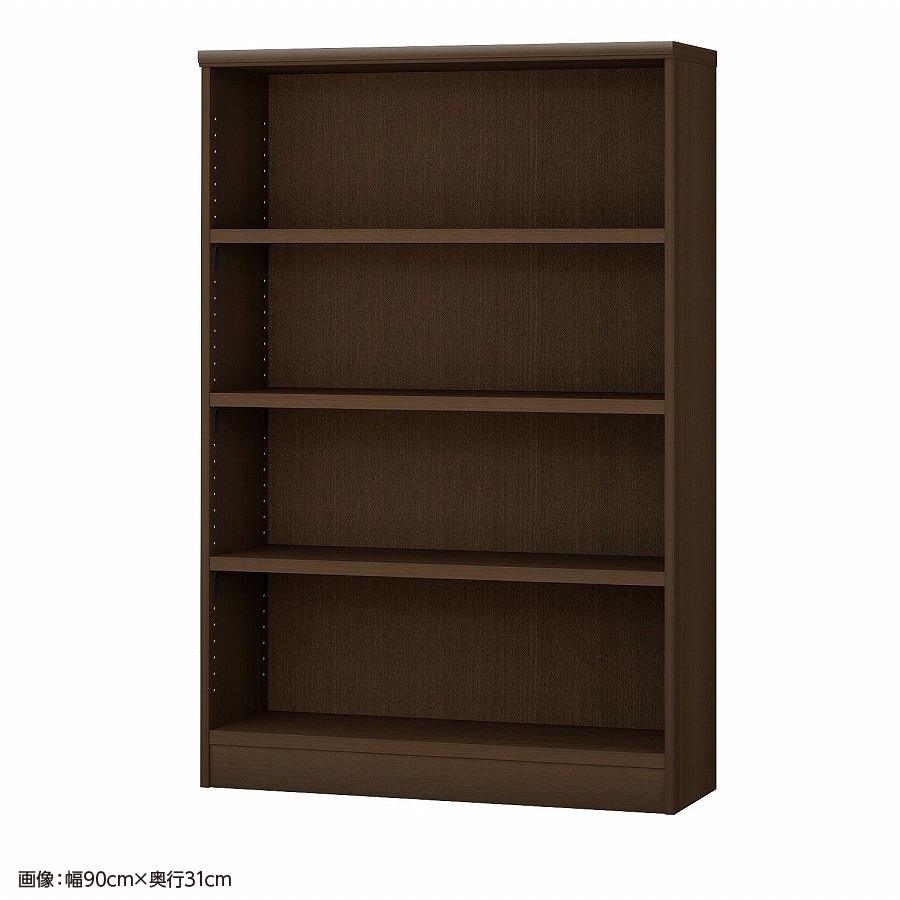 >大洋 オーダーシェルフ ダークブラウン NCオーダータフ1490 SR DB 幅900×奥行250×高さ1350(mm) 1台(ご注文単位1台)【直送品】