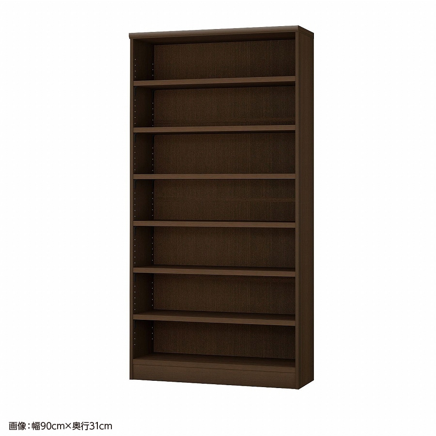 大洋 オーダーシェルフ ダークブラウン NCオーダータフ1885 SR DB 幅850×奥行250×高さ1780(mm) 1台（ご注文単位1台）【直送品】