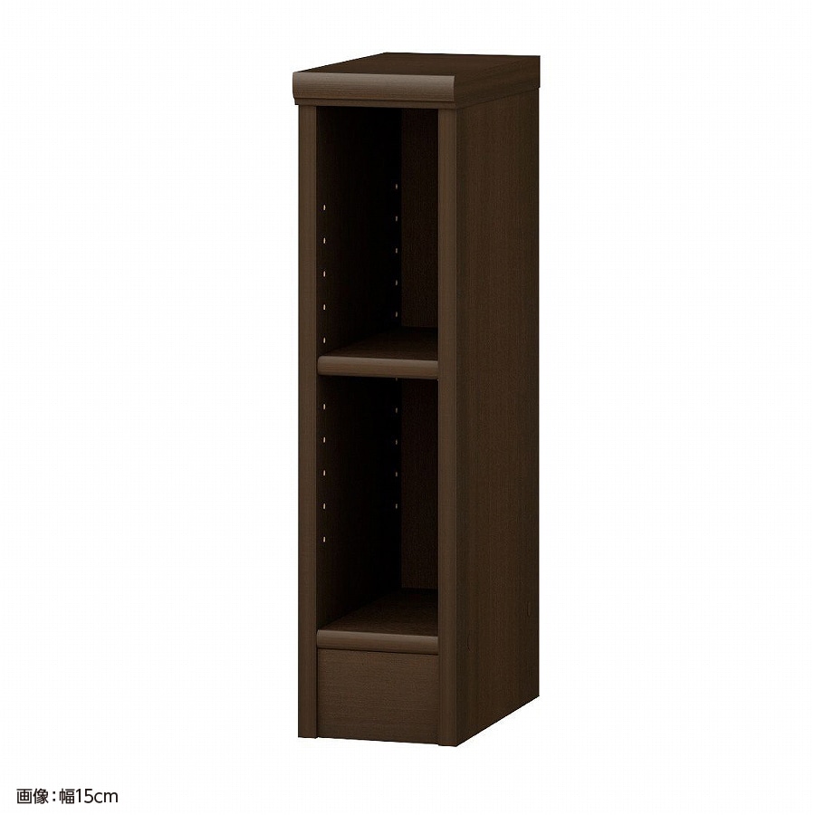 大洋 オーダーシェルフ ダークブラウン NCオーダー6015 R DB 幅150×奥行310×高さ600(mm) 1台(ご注文単位1台)【直送品】