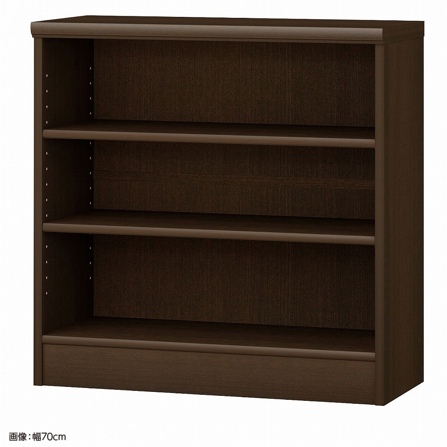 大洋 オーダーシェルフ ダークブラウン NCオーダー7065 R DB 幅650×奥行310×高さ700(mm) 1台（ご注文単位1台）【直送品】