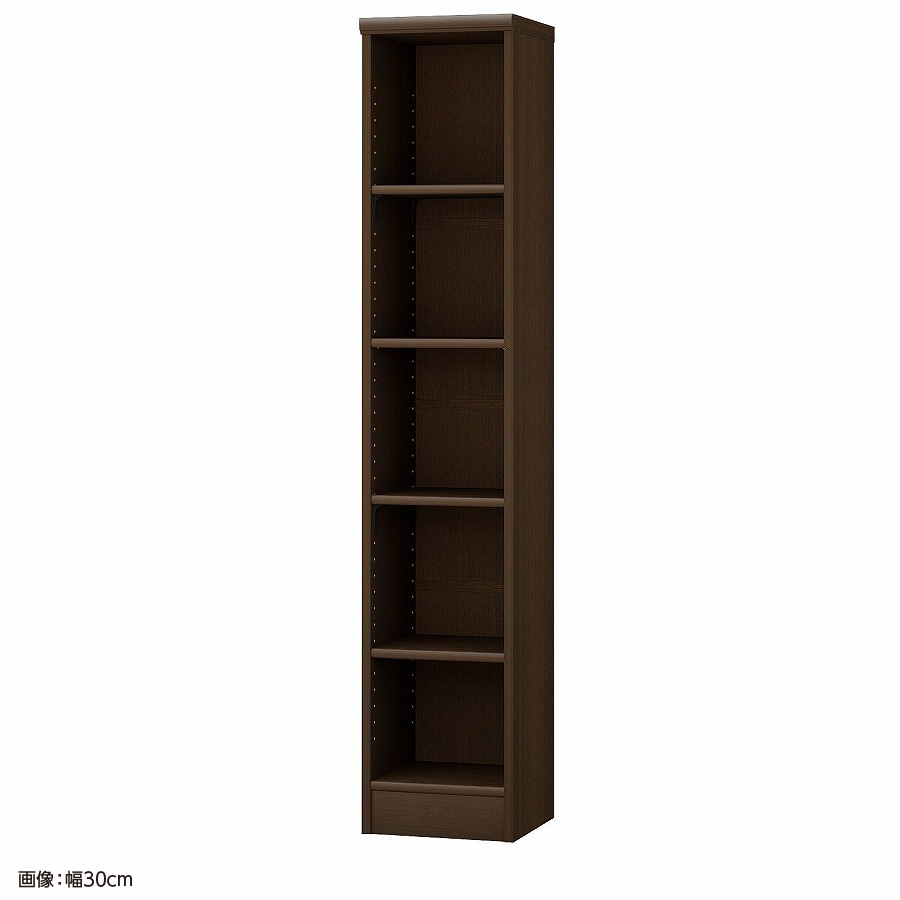 大洋 オーダーシェルフ ダークブラウン NCオーダー1525 R DB 幅250×奥行310×高さ1499(mm) 1台（ご注文単位1台）【直送品】