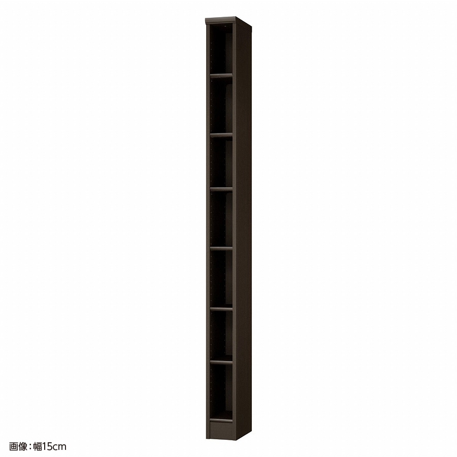 大洋 オーダーシェルフ ダークブラウン NCオーダー2015 R DB 幅150×奥行310×高さ2000(mm) 1台(ご注文単位1台)【直送品】