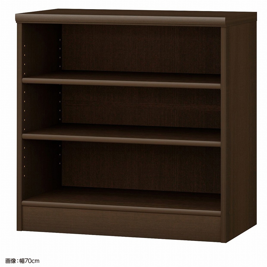 >大洋 オーダーシェルフ ダークブラウン NCオーダー7065 MD DB 幅650×奥行400×高さ700(mm) 1台（ご注文単位1台）【直送品】