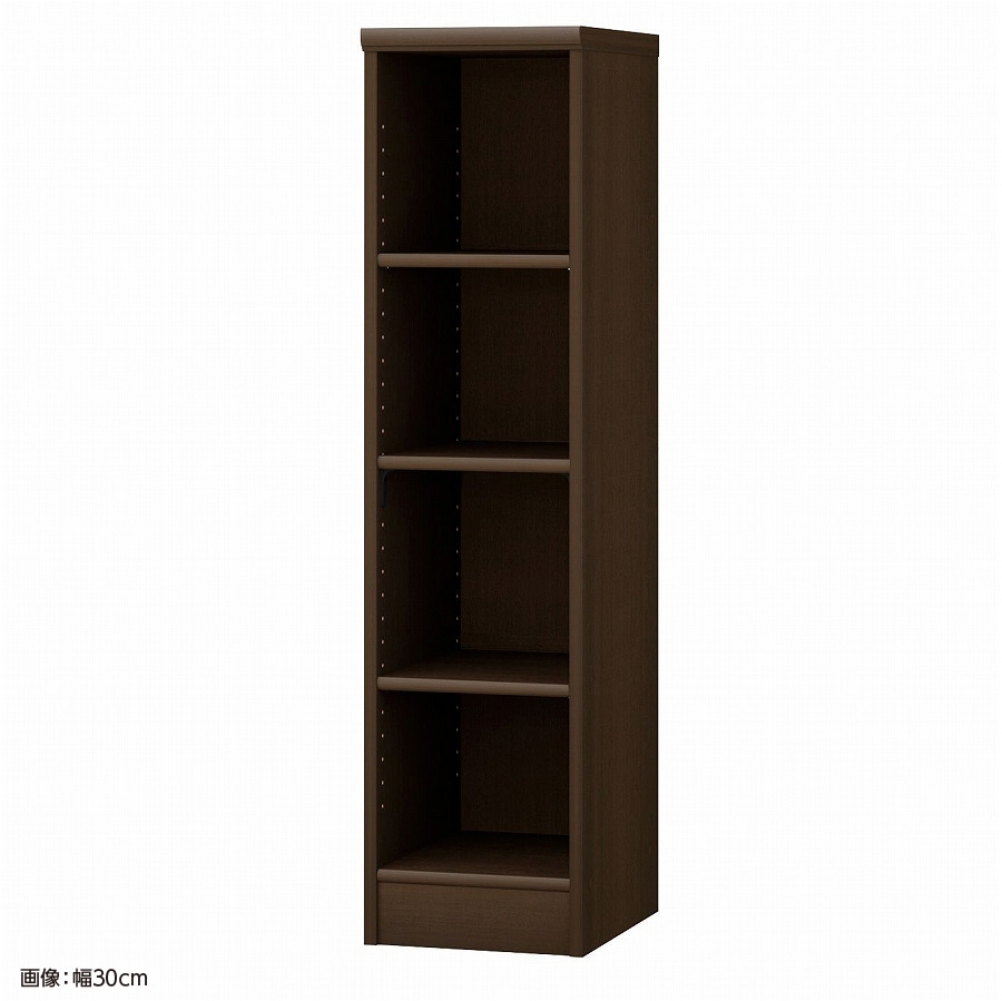 大洋 オーダーシェルフ ダークブラウン NCオーダー1225 MD DB 幅250×奥行400×高さ1170(mm) 1台（ご注文単位1台）【直送品】