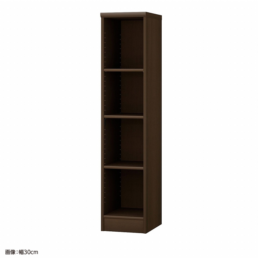 >大洋 オーダーシェルフ ダークブラウン NCオーダー1435 MD DB 幅350×奥行400×高さ1350(mm) 1台(ご注文単位1台)【直送品】