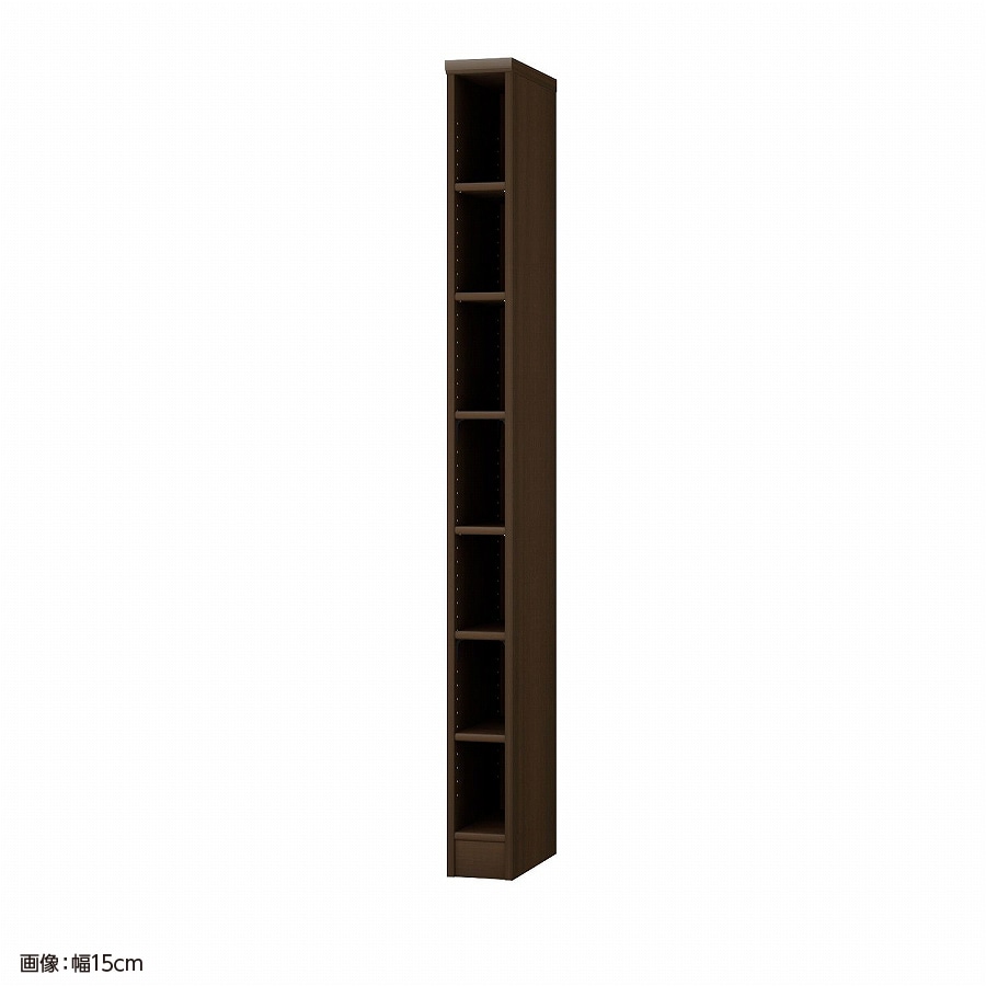 大洋 オーダーシェルフ ダークブラウン NCオーダー1815 MD DB 幅150×奥行400×高さ1780(mm) 1台（ご注文単位1台）【直送品】