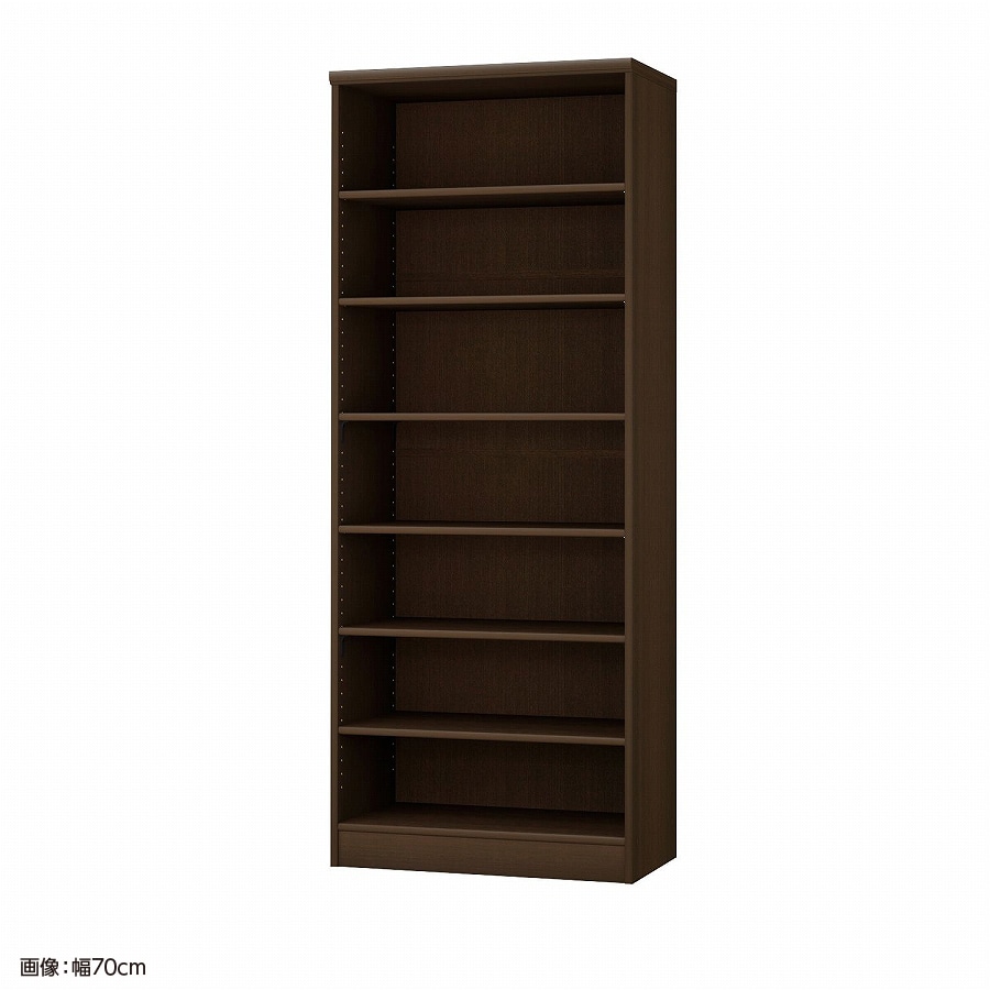 大洋 オーダーシェルフ ダークブラウン NCオーダー1865 MD DB 幅650×奥行400×高さ1780(mm) 1台(ご注文単位1台)【直送品】