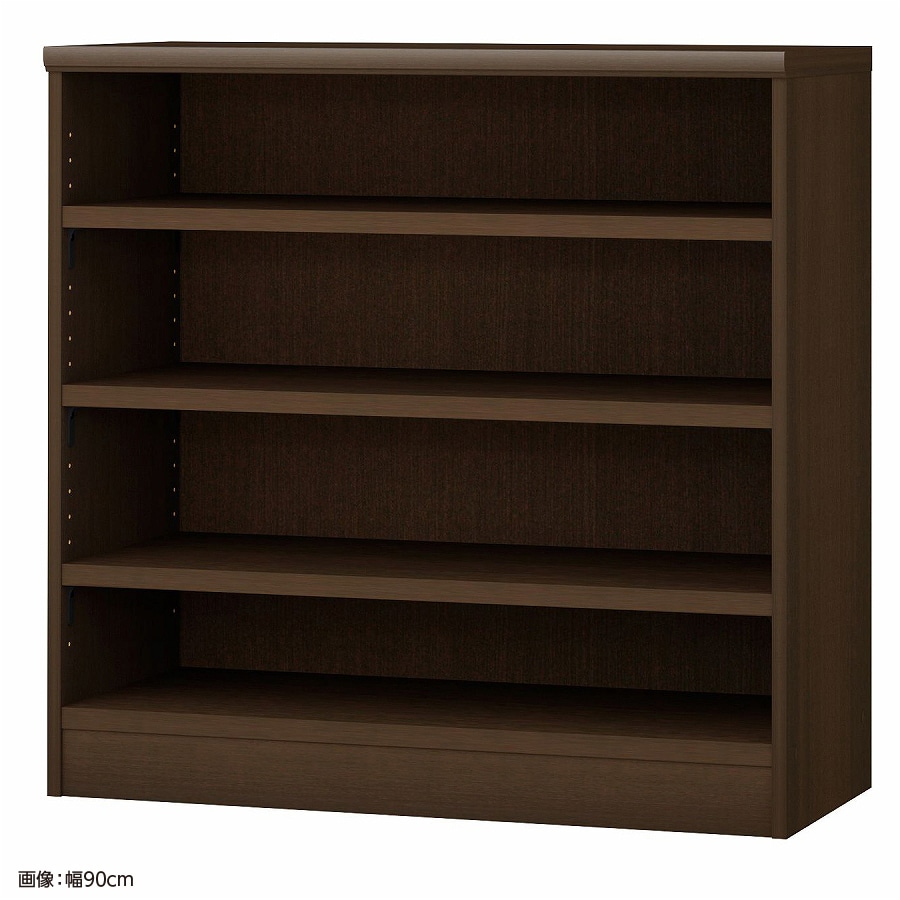 >大洋 オーダーシェルフ ダークブラウン NCオーダータフ9090 MD DB 幅900×奥行400×高さ881(mm) 1台(ご注文単位1台)【直送品】