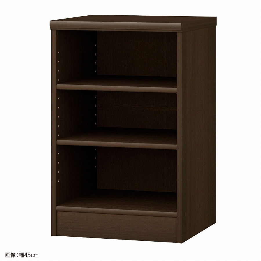 >大洋 オーダーシェルフ ダークブラウン NCオーダー7040 D DB 幅400×奥行460×高さ700(mm) 1台（ご注文単位1台）【直送品】