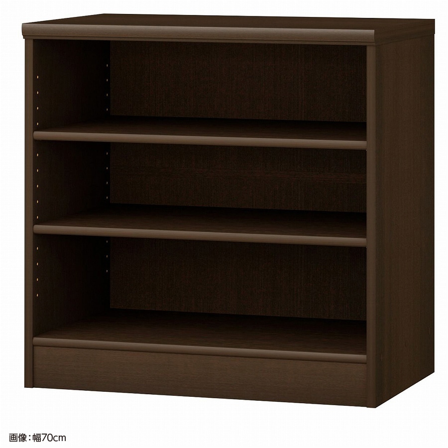 大洋 オーダーシェルフ ダークブラウン NCオーダー7065 D DB 幅650×奥行460×高さ700(mm) 1台（ご注文単位1台）【直送品】