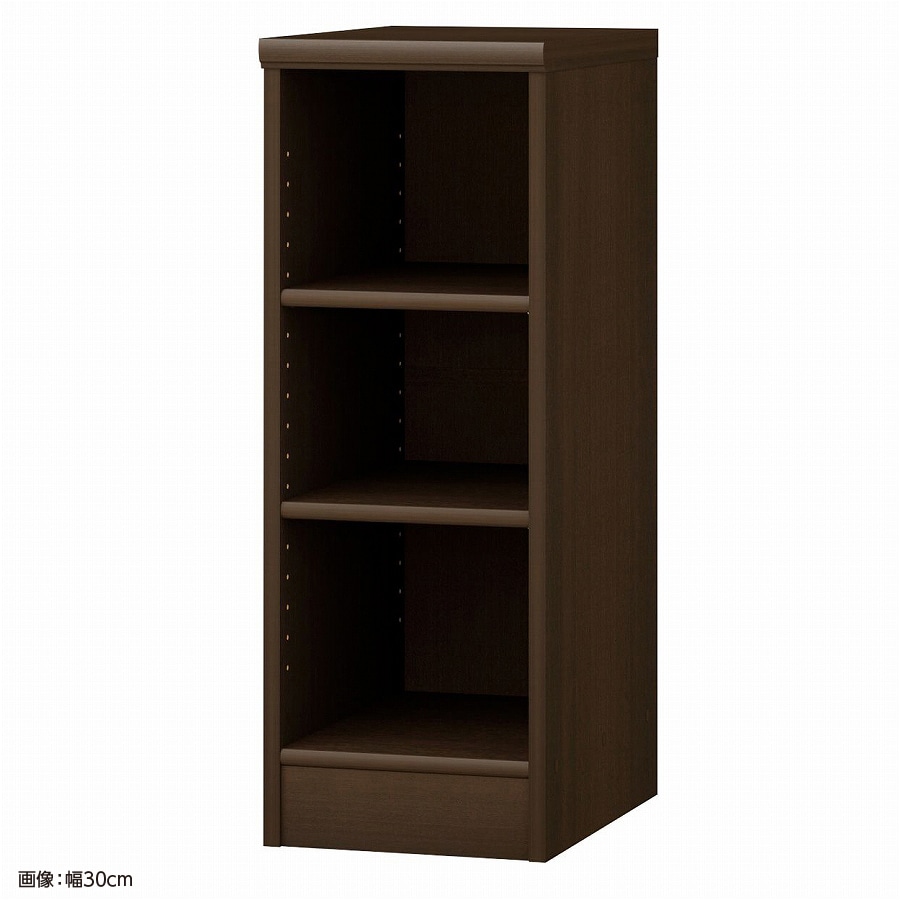 大洋 オーダーシェルフ ダークブラウン NCオーダー8025 D DB 幅250×奥行460×高さ800(mm) 1台（ご注文単位1台）【直送品】