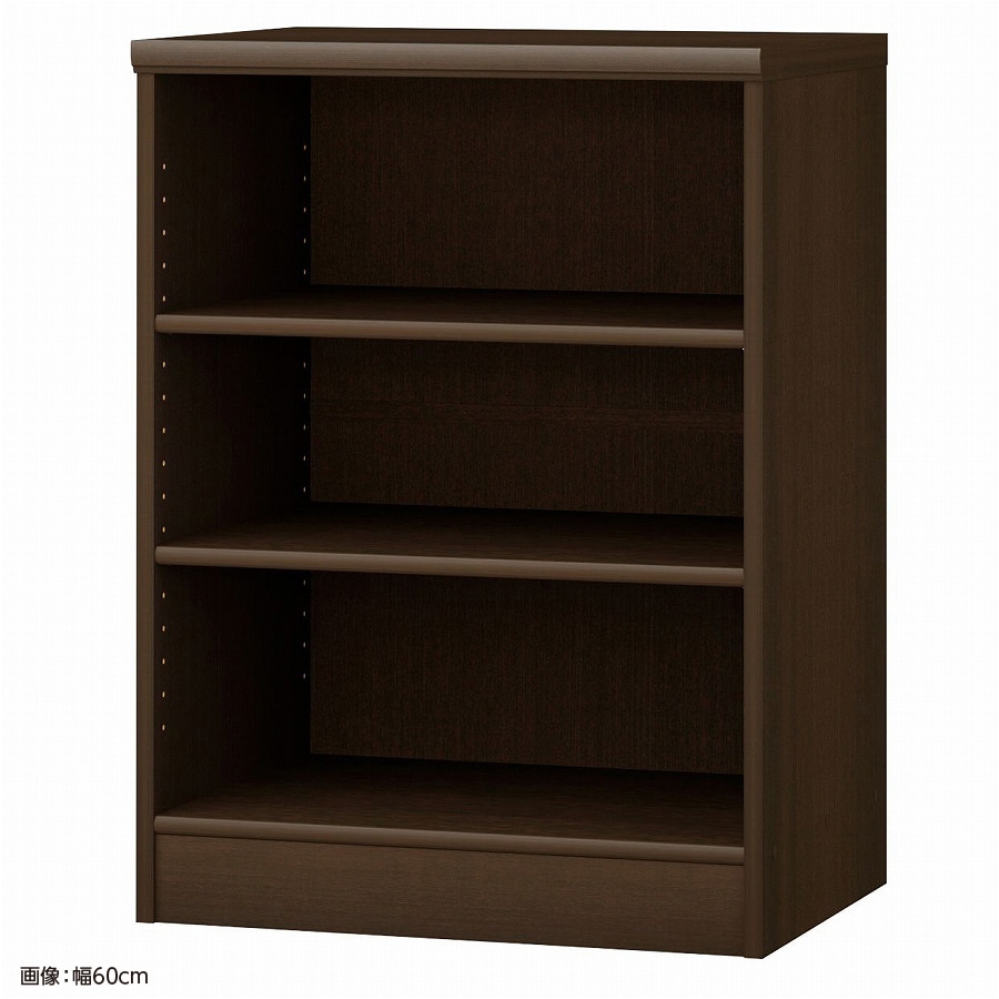 大洋 オーダーシェルフ ダークブラウン NCオーダー8060 D DB 幅600×奥行460×高さ800(mm) 1台(ご注文単位1台)【直送品】