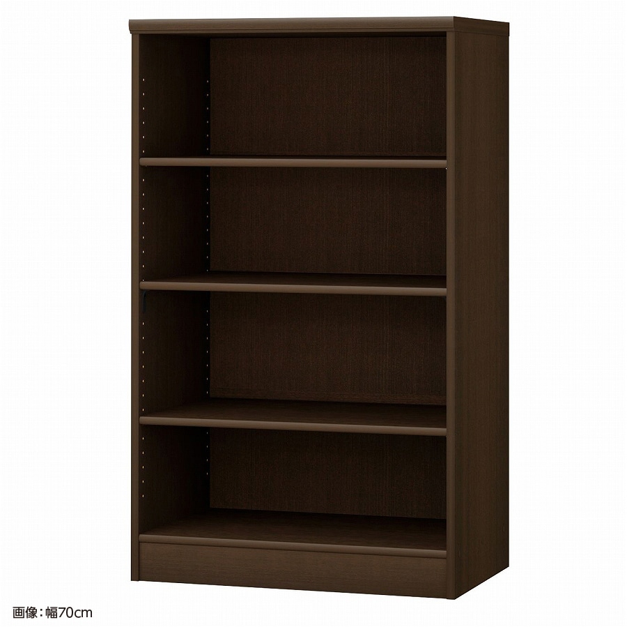 大洋 オーダーシェルフ ダークブラウン NCオーダー1265 D DB 幅650×奥行460×高さ1170(mm) 1台（ご注文単位1台）【直送品】