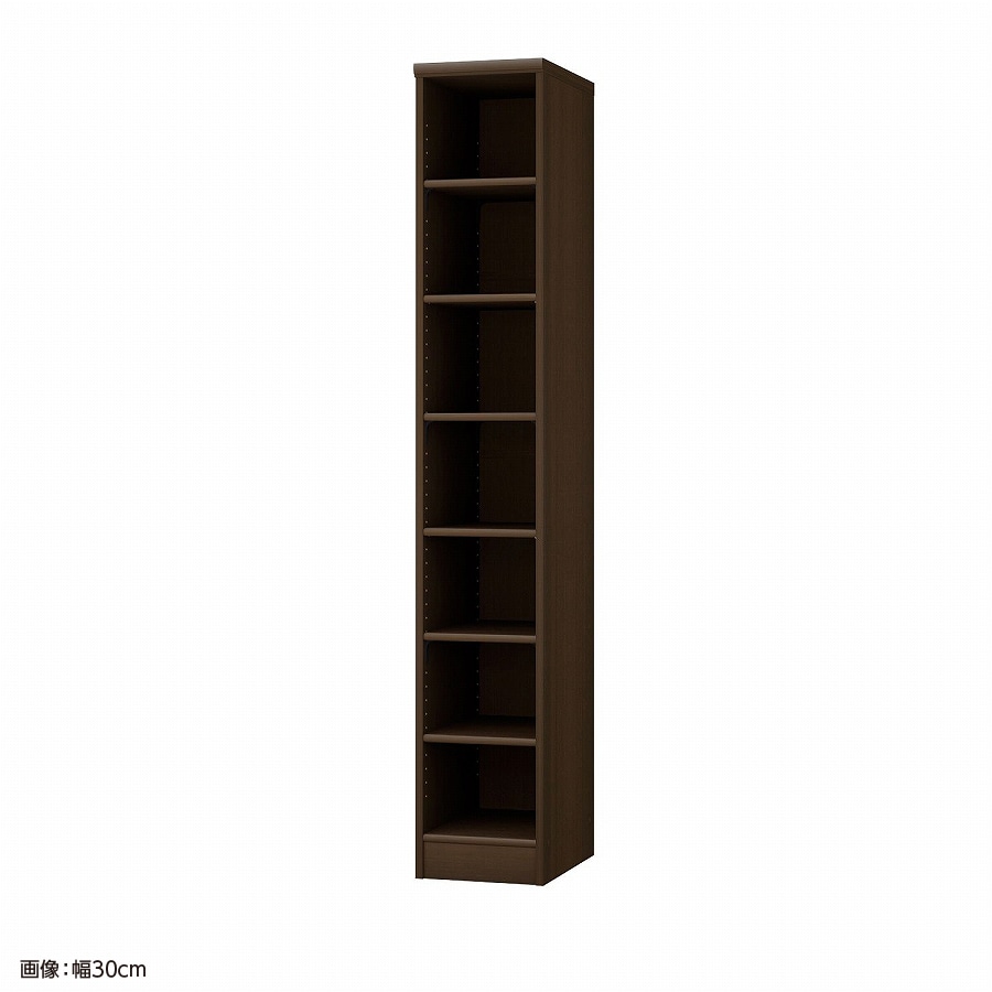 大洋 オーダーシェルフ ダークブラウン NCオーダー1835 D DB 幅350×奥行460×高さ1780(mm) 1台（ご注文単位1台）【直送品】