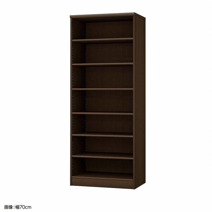 大洋 オーダーシェルフ ダークブラウン NCオーダー1865 D DB 幅650×奥行460×高さ1780(mm) 1台（ご注文単位1台）【直送品】