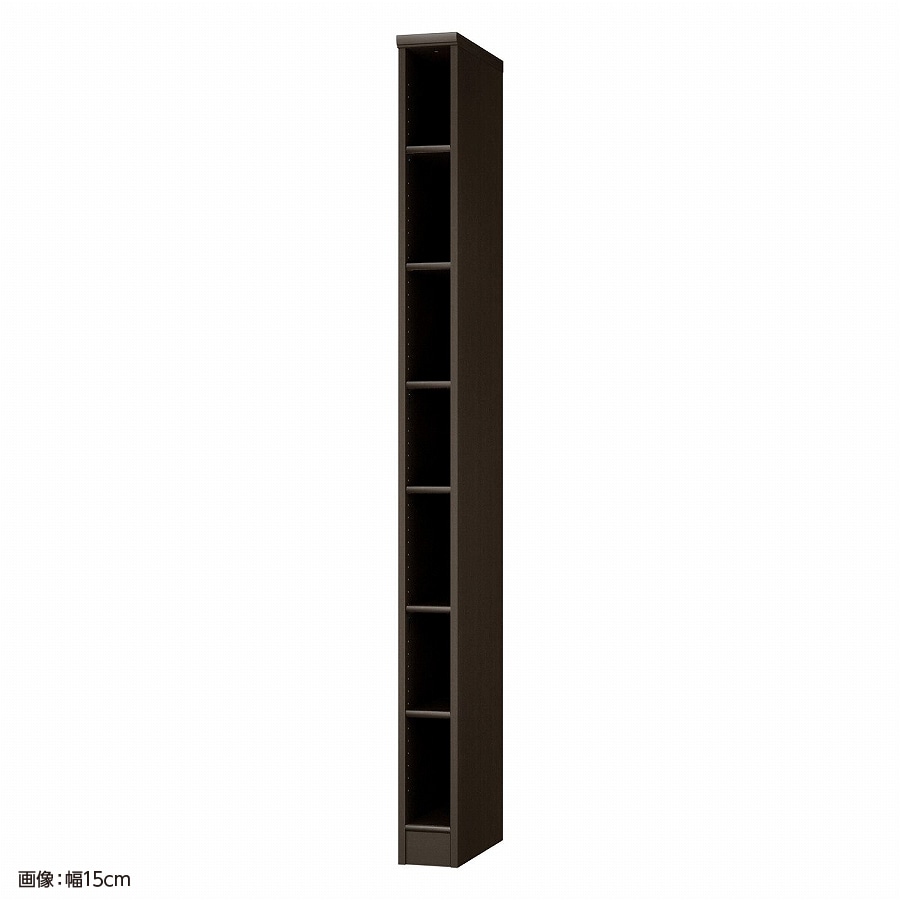 大洋 オーダーシェルフ ダークブラウン NCオーダー2020 D DB 幅200×奥行460×高さ2000(mm) 1台(ご注文単位1台)【直送品】