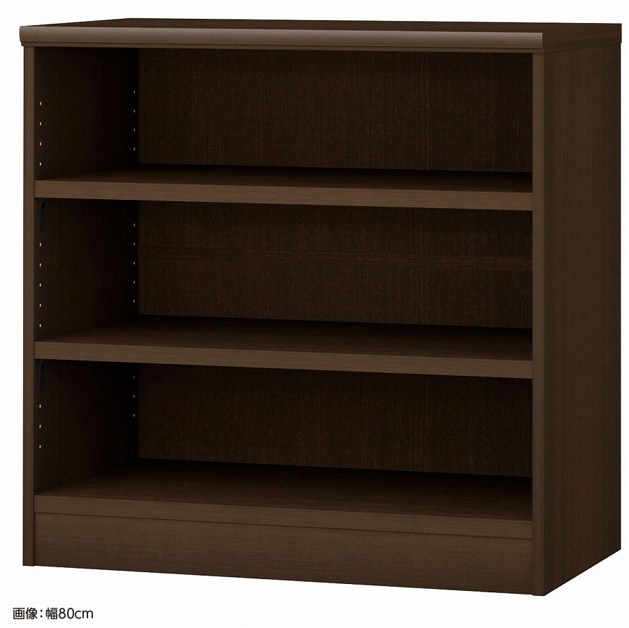 大洋 オーダーシェルフ ダークブラウン NCオーダータフ8075 D DB 幅750×奥行460×高さ800(mm) 1台（ご注文単位1台）【直送品】
