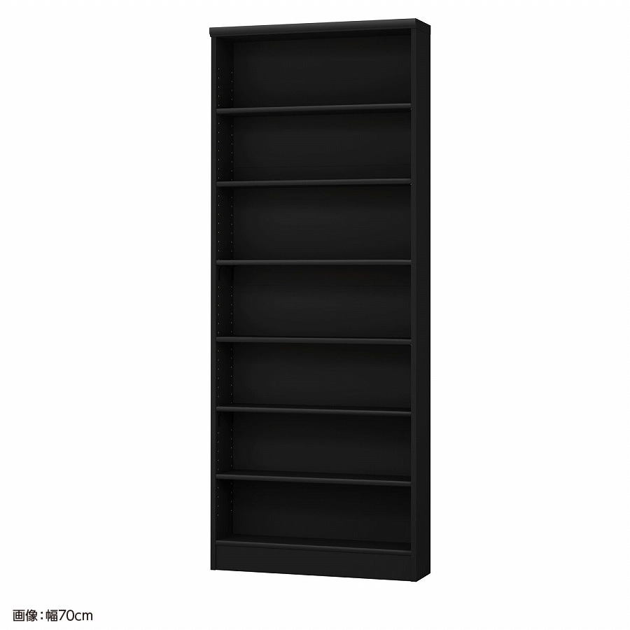大洋 オーダーシェルフ ブラック NCオーダー1870 S BK 幅700×奥行190×高さ1780(mm) 1台（ご注文単位1台）【直送品】