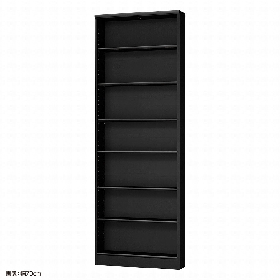 大洋 オーダーシェルフ ブラック NCオーダー2065 S BK 幅650×奥行190×高さ2000(mm) 1台（ご注文単位1台）【直送品】