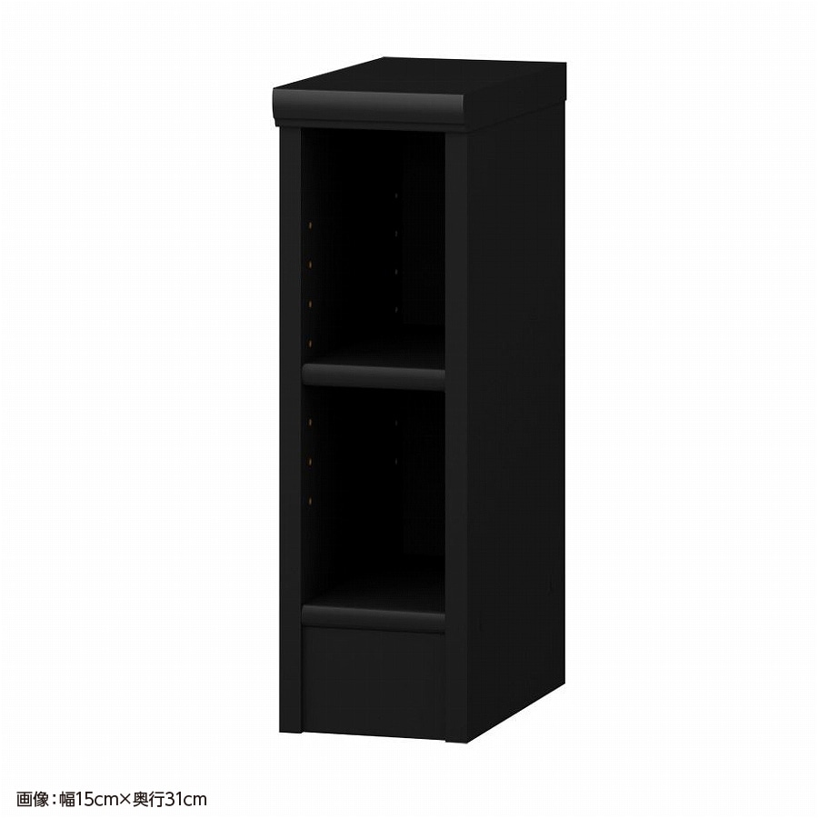 大洋 オーダーシェルフ ブラック NCオーダー5015 SR BK 幅150×奥行250×高さ490(mm) 1台(ご注文単位1台)【直送品】